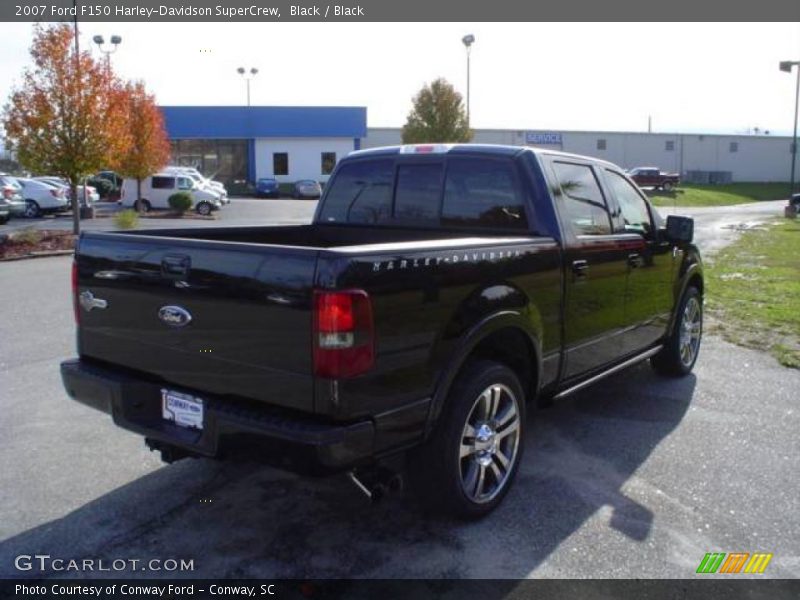 Black / Black 2007 Ford F150 Harley-Davidson SuperCrew
