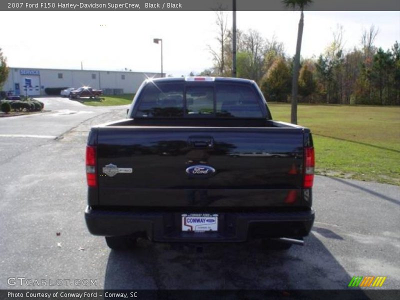 Black / Black 2007 Ford F150 Harley-Davidson SuperCrew