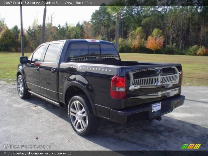 Black / Black 2007 Ford F150 Harley-Davidson SuperCrew