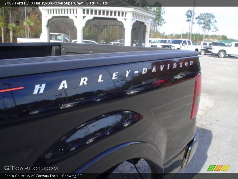 Black / Black 2007 Ford F150 Harley-Davidson SuperCrew
