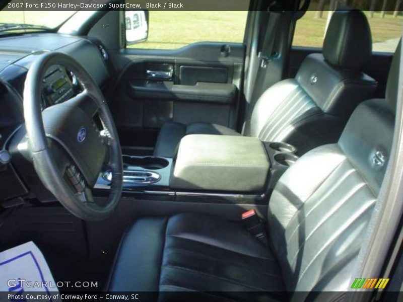 Black / Black 2007 Ford F150 Harley-Davidson SuperCrew