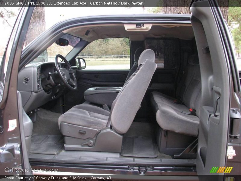 Carbon Metallic / Dark Pewter 2005 GMC Sierra 1500 SLE Extended Cab 4x4