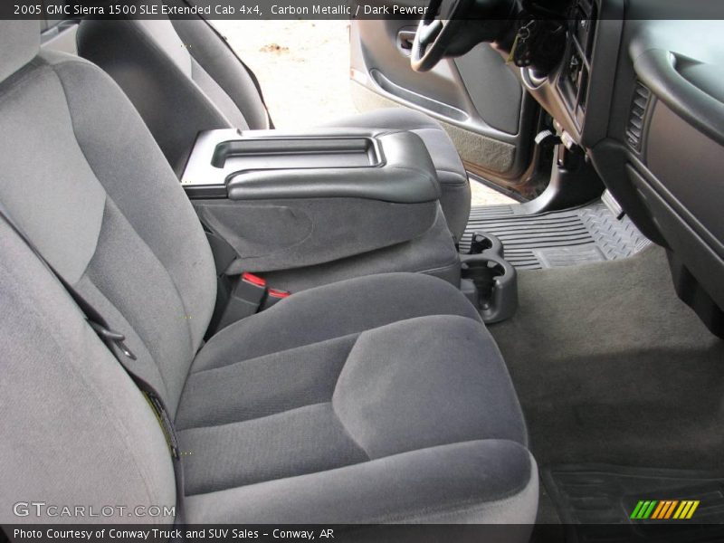 Carbon Metallic / Dark Pewter 2005 GMC Sierra 1500 SLE Extended Cab 4x4