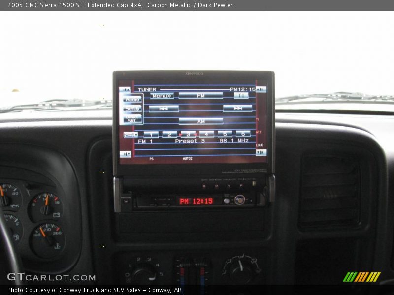 Carbon Metallic / Dark Pewter 2005 GMC Sierra 1500 SLE Extended Cab 4x4