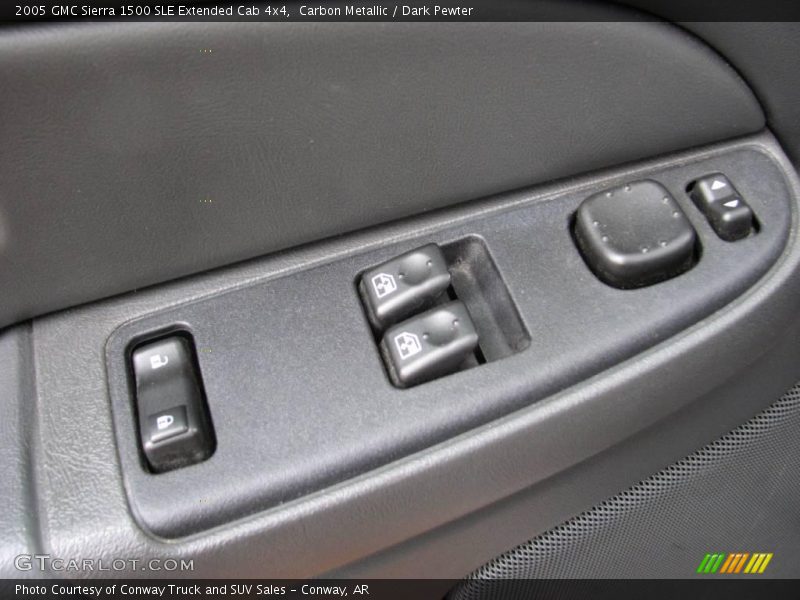 Carbon Metallic / Dark Pewter 2005 GMC Sierra 1500 SLE Extended Cab 4x4