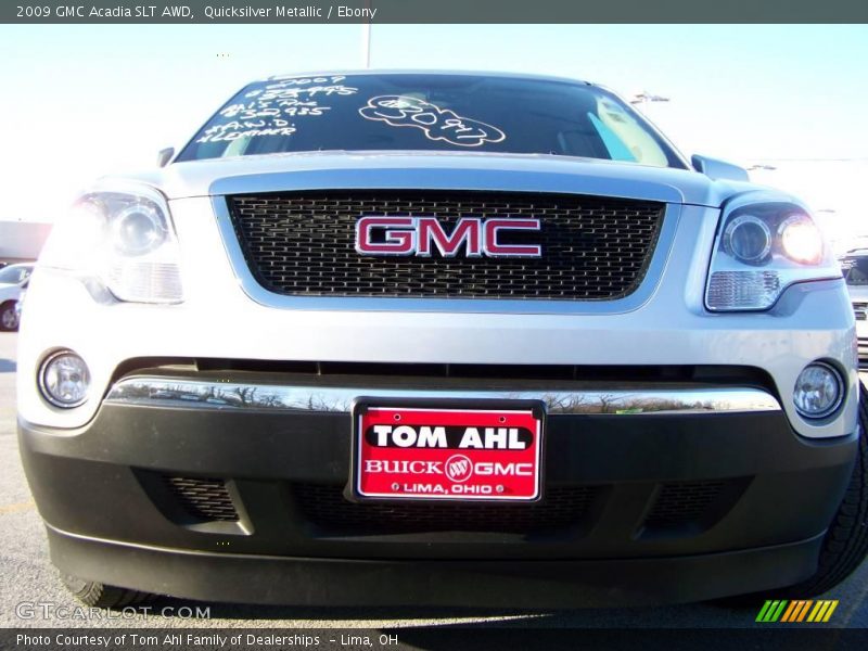 Quicksilver Metallic / Ebony 2009 GMC Acadia SLT AWD
