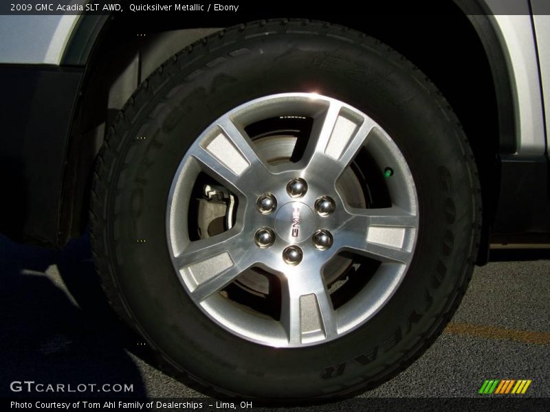 Quicksilver Metallic / Ebony 2009 GMC Acadia SLT AWD