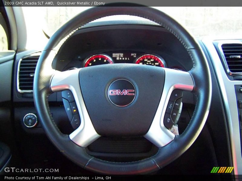 Quicksilver Metallic / Ebony 2009 GMC Acadia SLT AWD