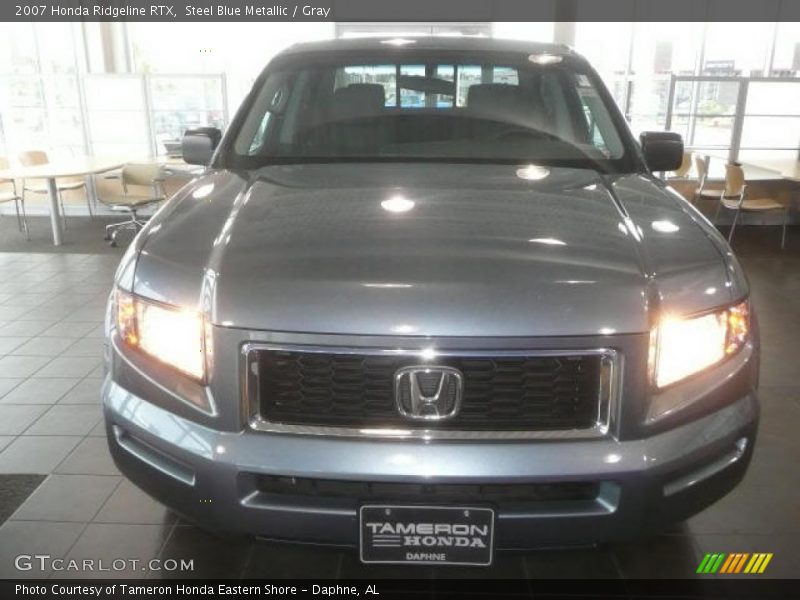 Steel Blue Metallic / Gray 2007 Honda Ridgeline RTX