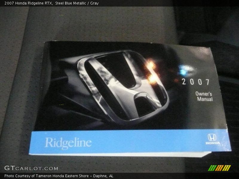 Steel Blue Metallic / Gray 2007 Honda Ridgeline RTX