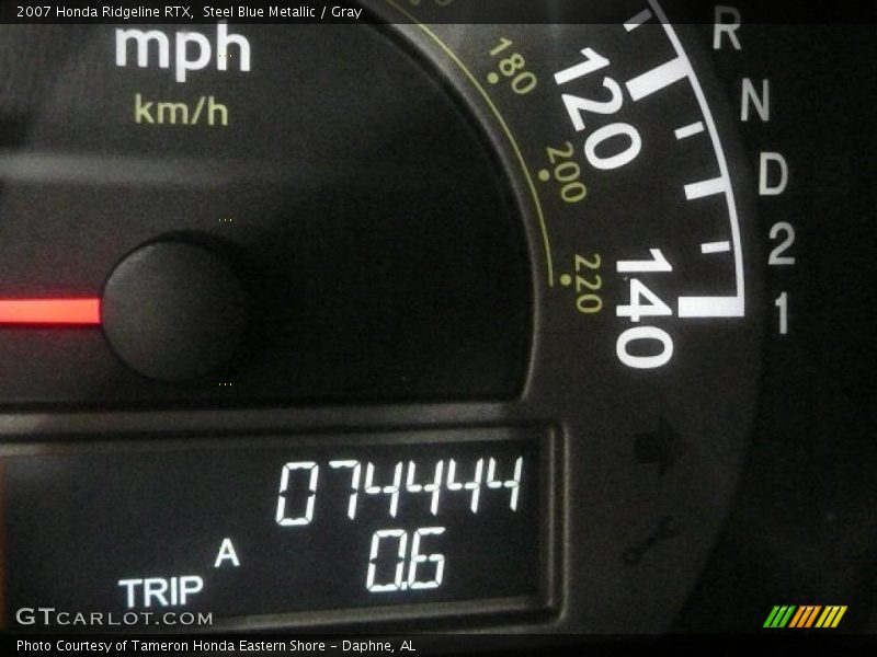 Steel Blue Metallic / Gray 2007 Honda Ridgeline RTX