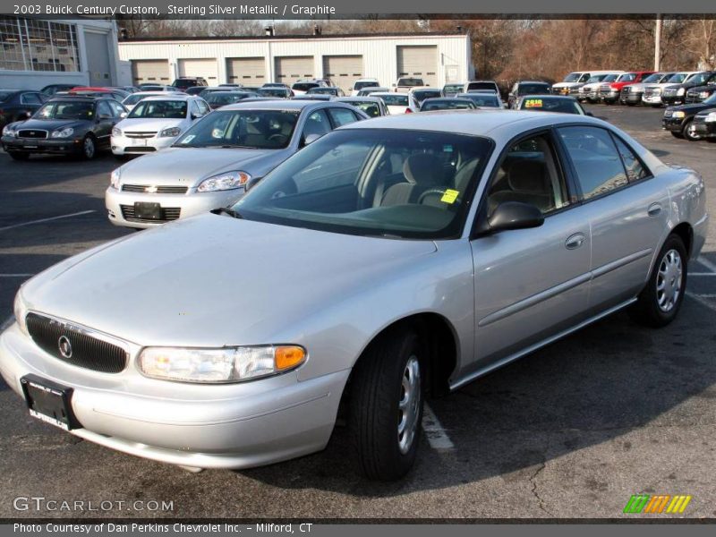 Sterling Silver Metallic / Graphite 2003 Buick Century Custom