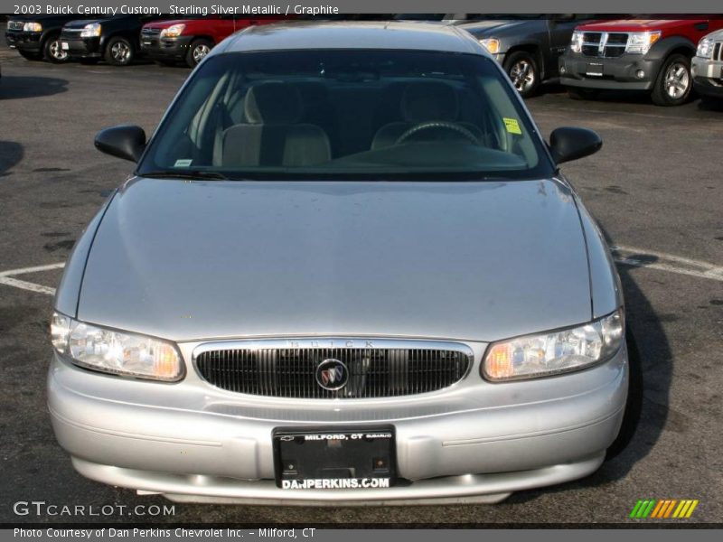 Sterling Silver Metallic / Graphite 2003 Buick Century Custom