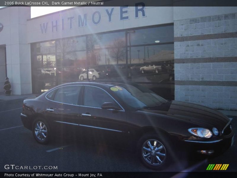 Dark Garnet Metallic / Neutral 2006 Buick LaCrosse CXL