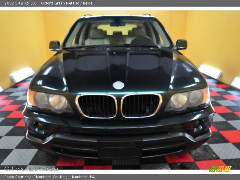 Oxford Green Metallic / Beige 2002 BMW X5 3.0i