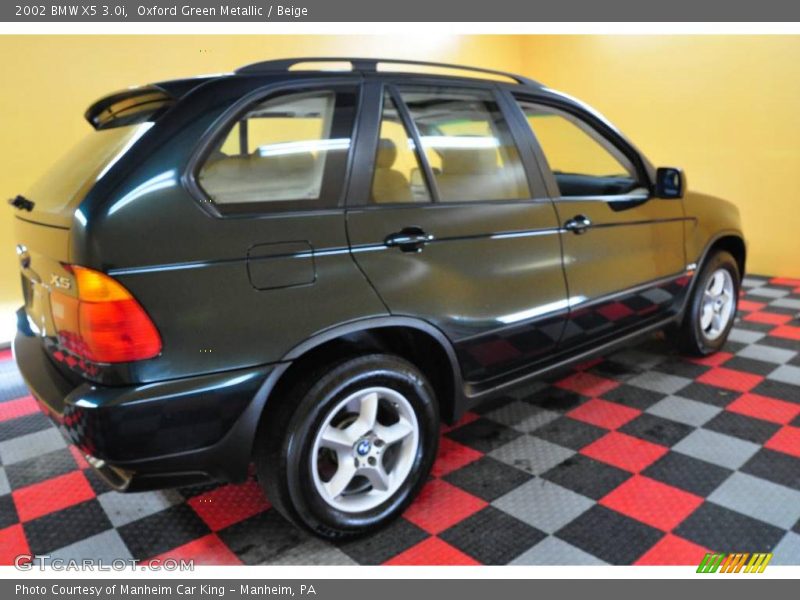 Oxford Green Metallic / Beige 2002 BMW X5 3.0i