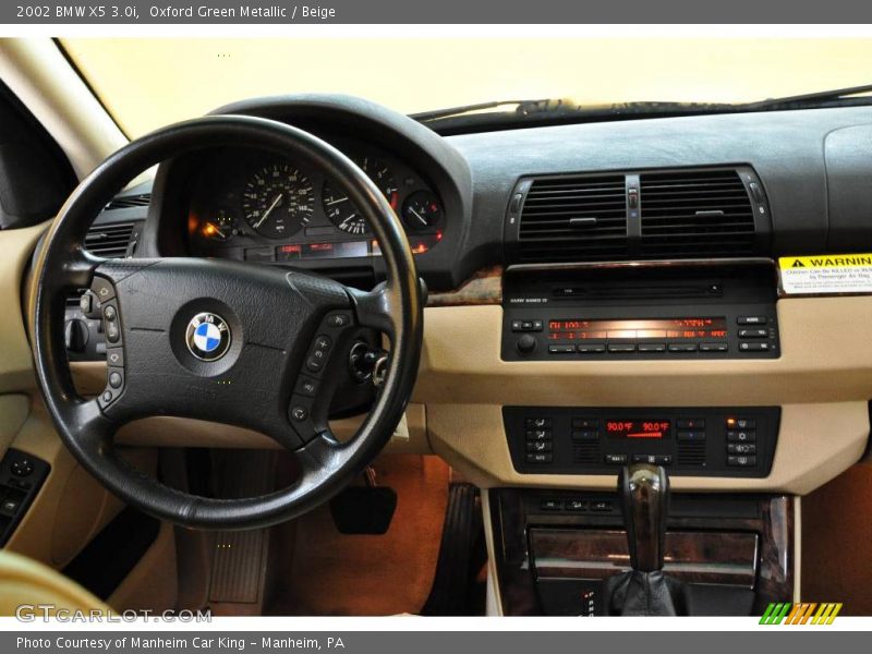 Oxford Green Metallic / Beige 2002 BMW X5 3.0i