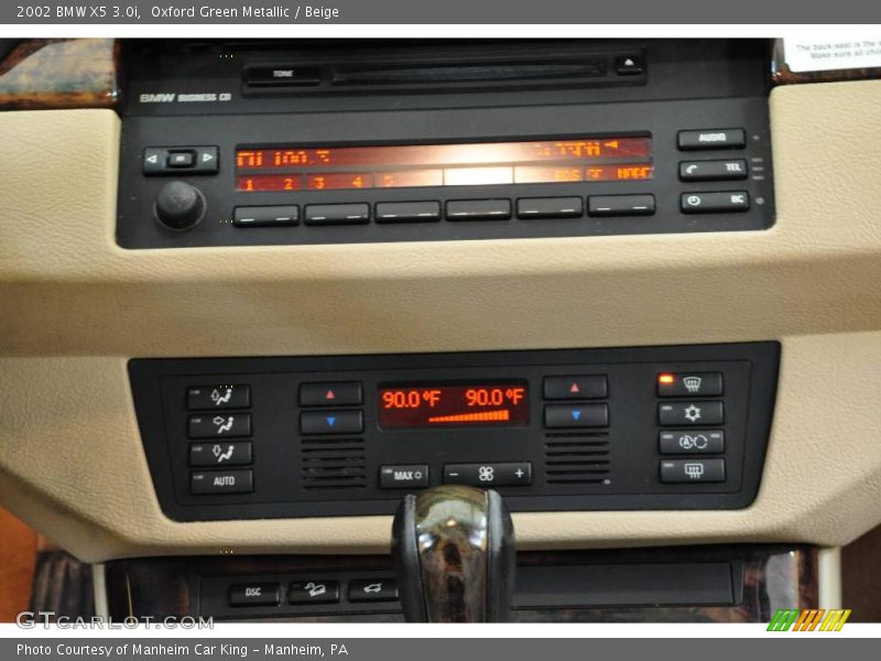 Oxford Green Metallic / Beige 2002 BMW X5 3.0i