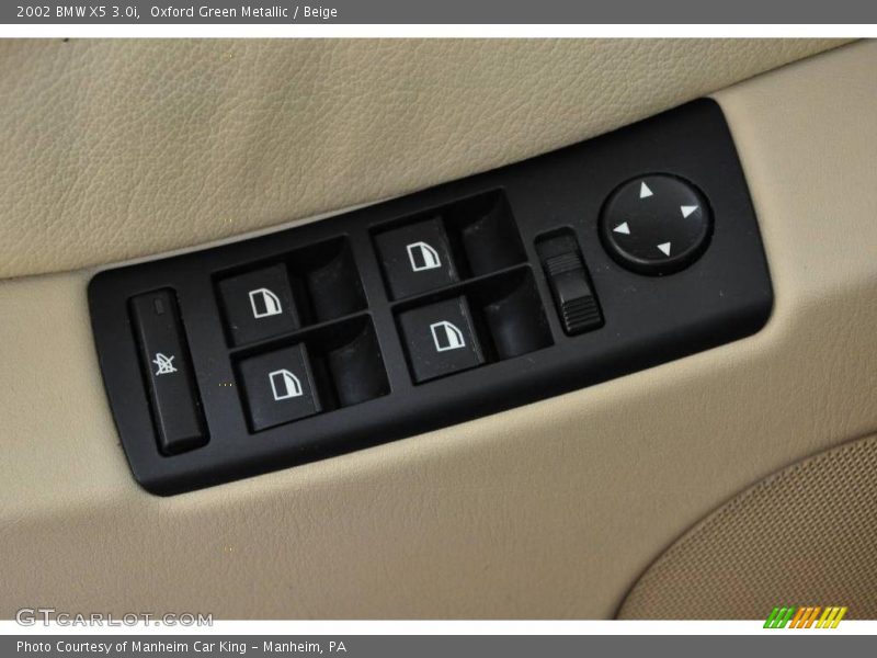 Oxford Green Metallic / Beige 2002 BMW X5 3.0i