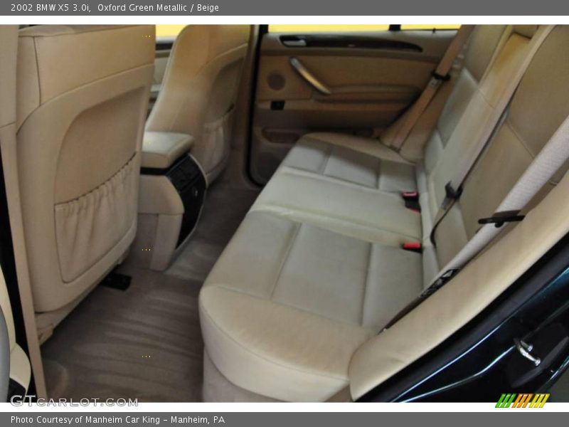 Oxford Green Metallic / Beige 2002 BMW X5 3.0i
