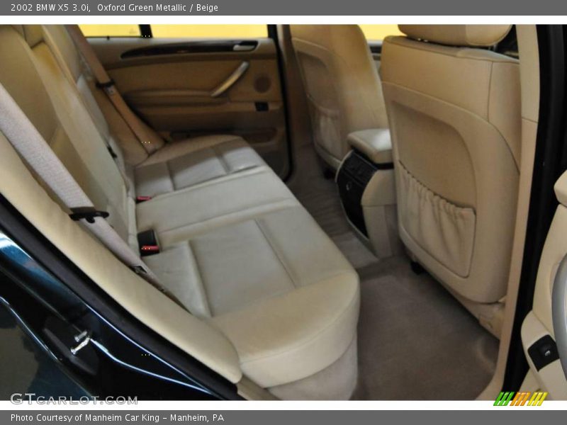 Oxford Green Metallic / Beige 2002 BMW X5 3.0i