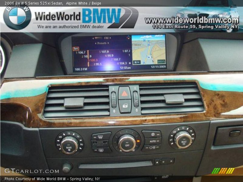 Alpine White / Beige 2006 BMW 5 Series 525xi Sedan