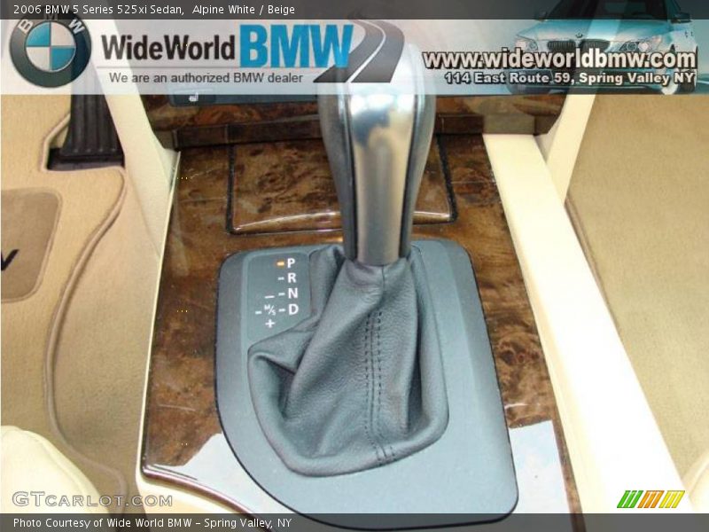 Alpine White / Beige 2006 BMW 5 Series 525xi Sedan