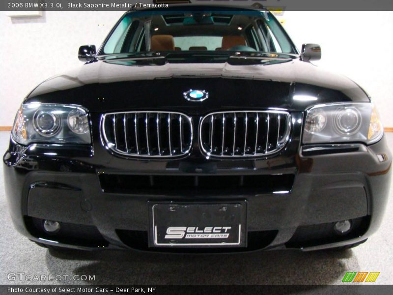 Black Sapphire Metallic / Terracotta 2006 BMW X3 3.0i