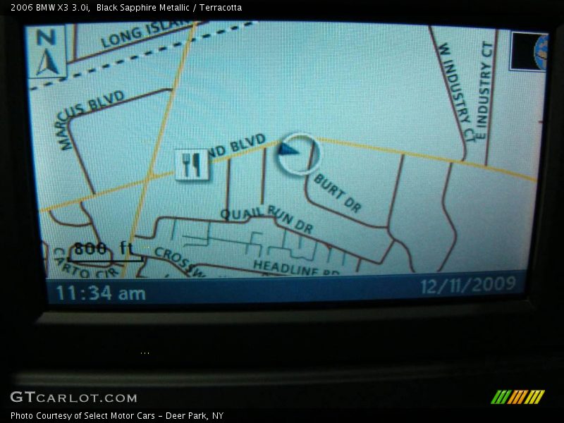 Black Sapphire Metallic / Terracotta 2006 BMW X3 3.0i