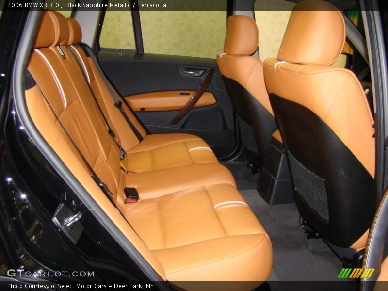 Black Sapphire Metallic / Terracotta 2006 BMW X3 3.0i