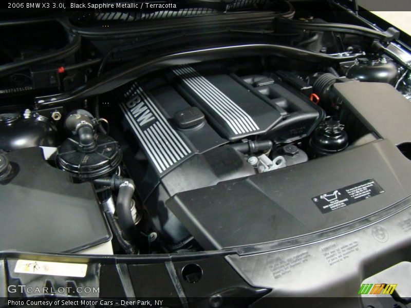 Black Sapphire Metallic / Terracotta 2006 BMW X3 3.0i