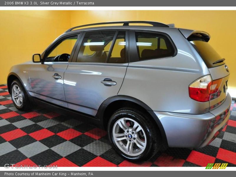 Silver Grey Metallic / Terracotta 2006 BMW X3 3.0i