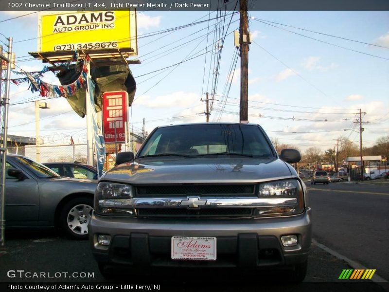 Light Pewter Metallic / Dark Pewter 2002 Chevrolet TrailBlazer LT 4x4