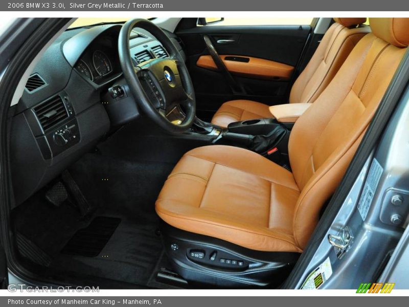 Silver Grey Metallic / Terracotta 2006 BMW X3 3.0i