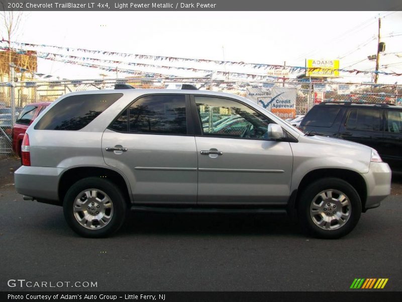 Light Pewter Metallic / Dark Pewter 2002 Chevrolet TrailBlazer LT 4x4