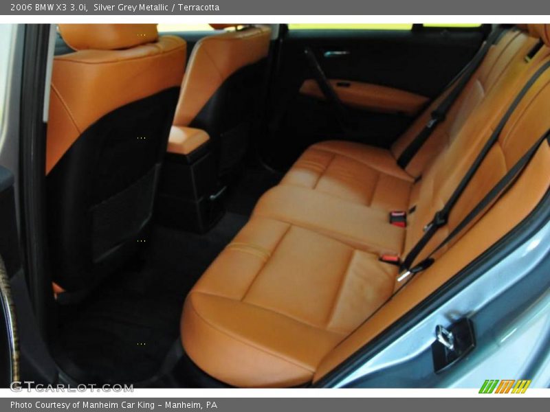 Silver Grey Metallic / Terracotta 2006 BMW X3 3.0i