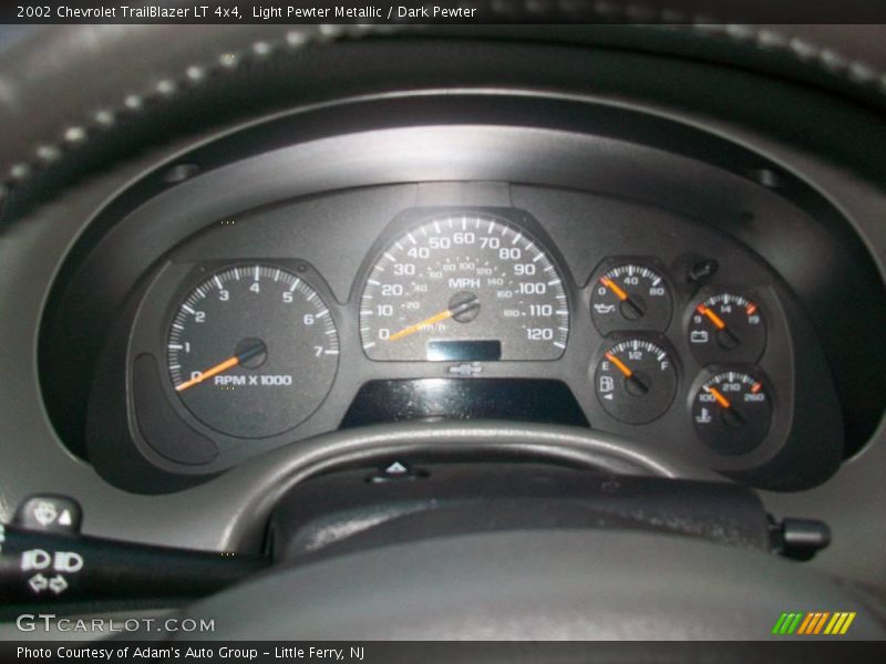 Light Pewter Metallic / Dark Pewter 2002 Chevrolet TrailBlazer LT 4x4