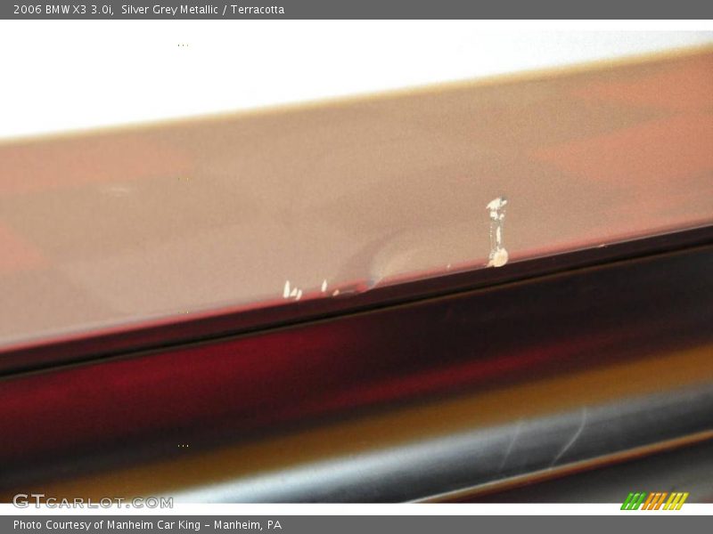 Silver Grey Metallic / Terracotta 2006 BMW X3 3.0i