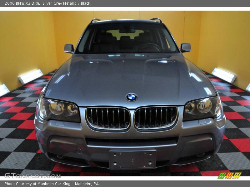Silver Grey Metallic / Black 2006 BMW X3 3.0i