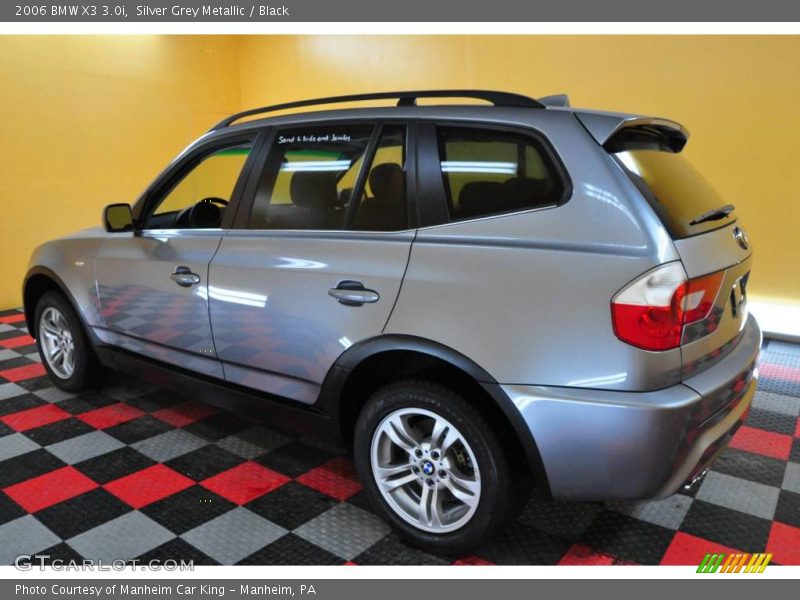 Silver Grey Metallic / Black 2006 BMW X3 3.0i