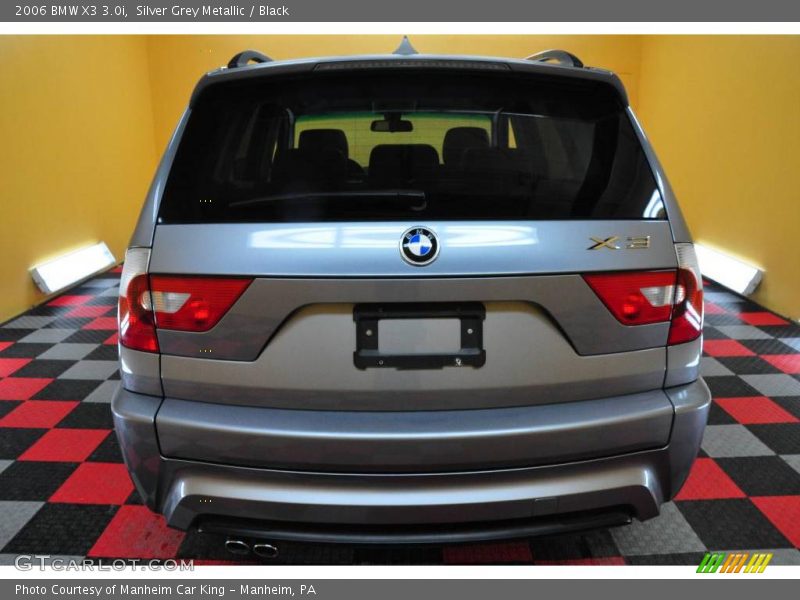 Silver Grey Metallic / Black 2006 BMW X3 3.0i