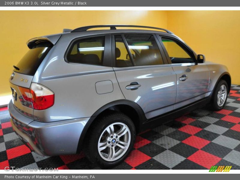 Silver Grey Metallic / Black 2006 BMW X3 3.0i