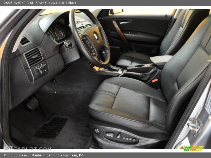 Silver Grey Metallic / Black 2006 BMW X3 3.0i