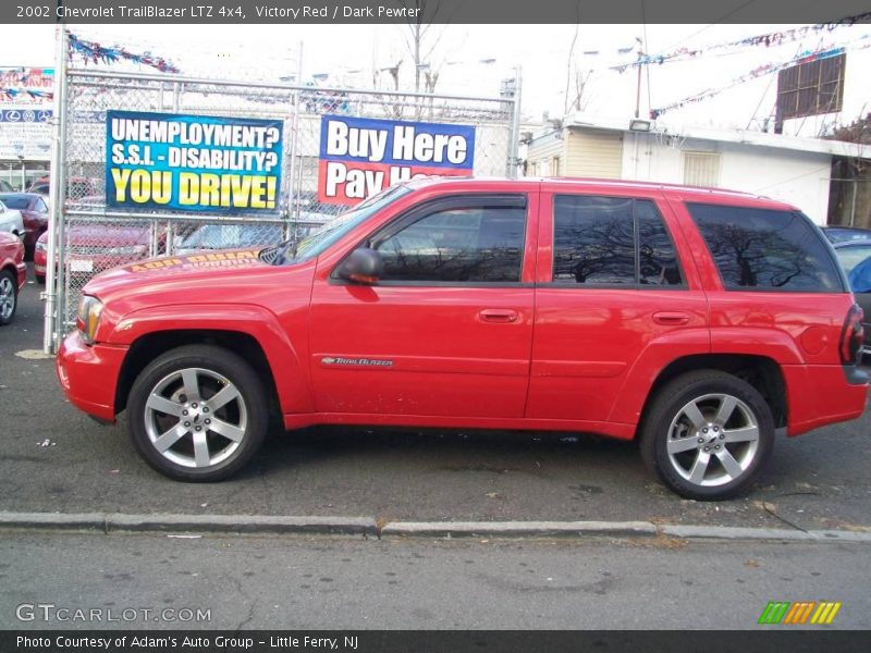 Victory Red / Dark Pewter 2002 Chevrolet TrailBlazer LTZ 4x4