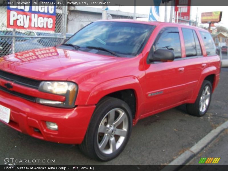 Victory Red / Dark Pewter 2002 Chevrolet TrailBlazer LTZ 4x4
