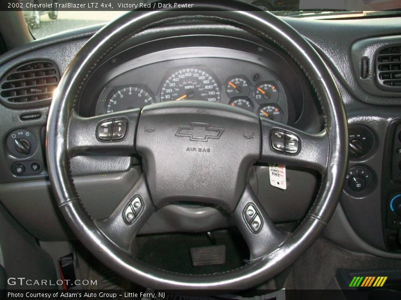 Victory Red / Dark Pewter 2002 Chevrolet TrailBlazer LTZ 4x4