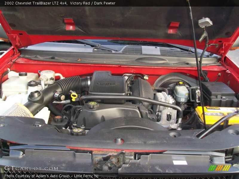 Victory Red / Dark Pewter 2002 Chevrolet TrailBlazer LTZ 4x4