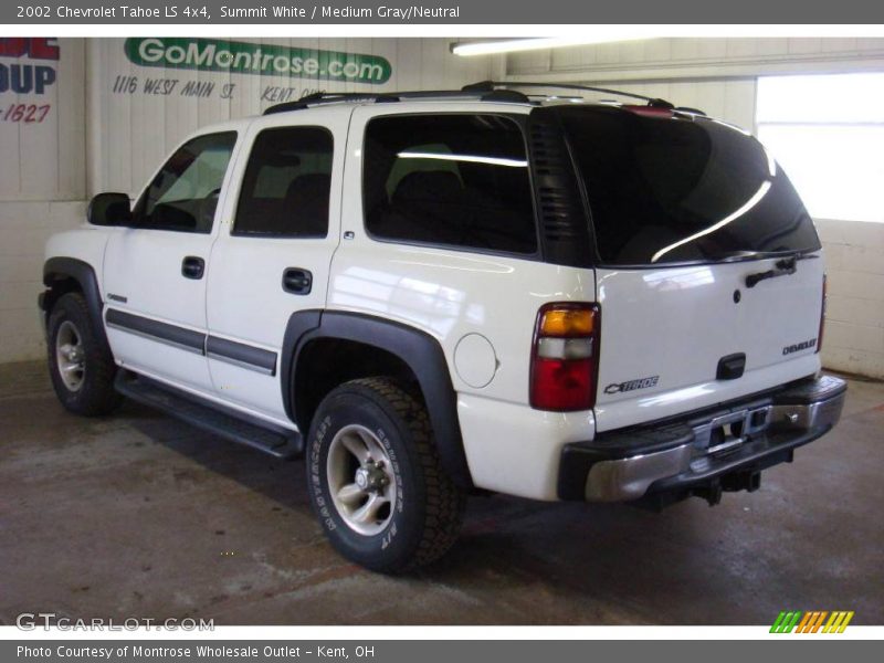 Summit White / Medium Gray/Neutral 2002 Chevrolet Tahoe LS 4x4
