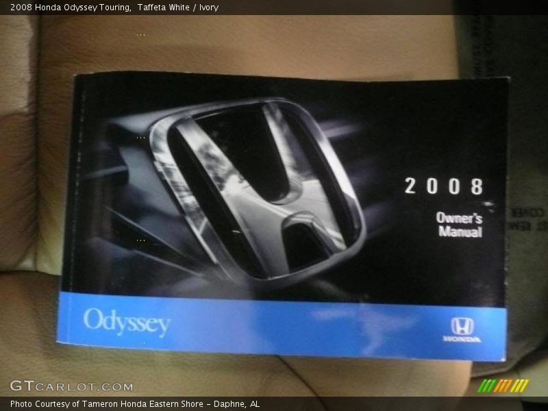 Taffeta White / Ivory 2008 Honda Odyssey Touring
