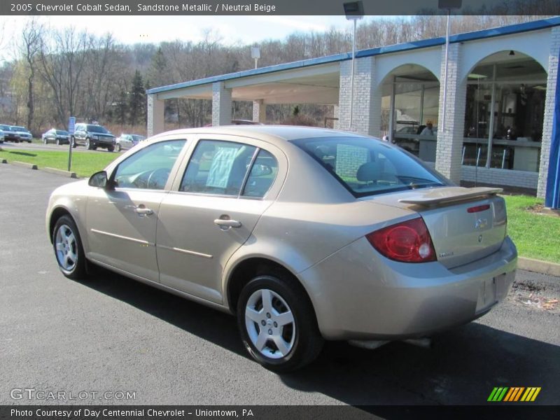 Sandstone Metallic / Neutral Beige 2005 Chevrolet Cobalt Sedan